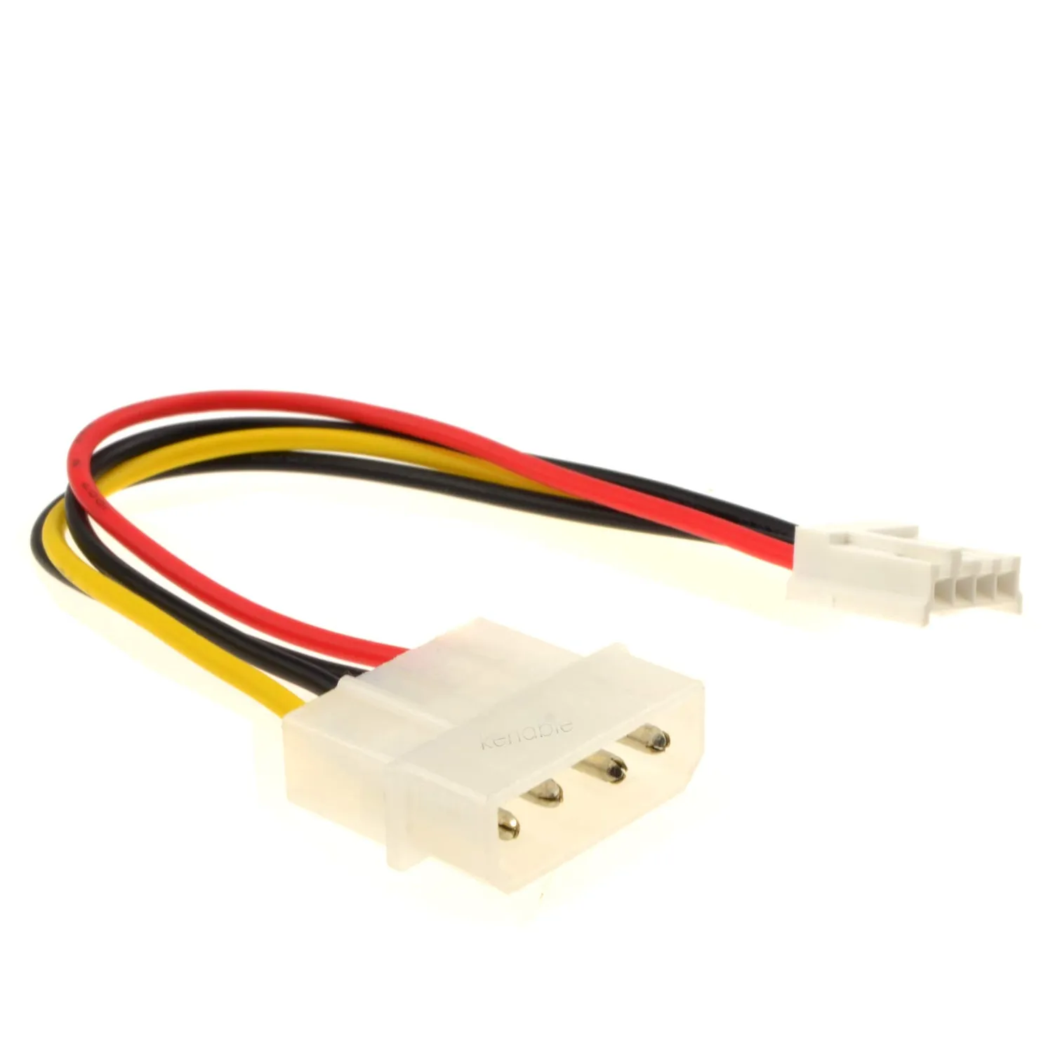 Kenable Molex Adapterkabel LP4 Stecker-Buchse 15cm 4-polig