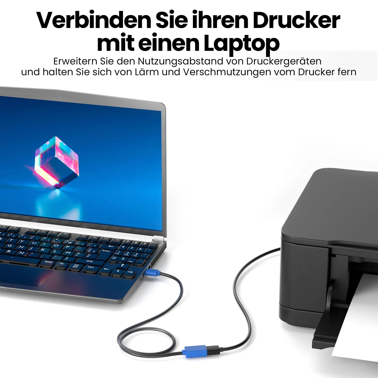 Jamega USB 3.0 Verlängerungskabel 0,5m High Speed