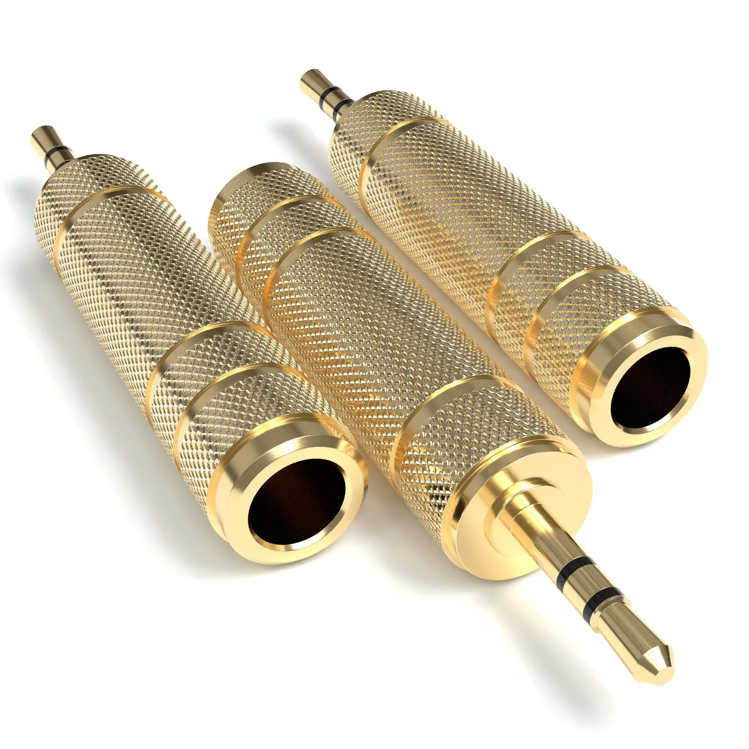 JAMEGA Klinke Adapter 3,5 mm auf 6,35 mm 1 Stück