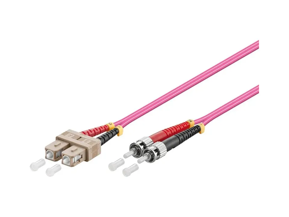 Good Connections OM4 Glasfaserkabel 10m SC-ST violett