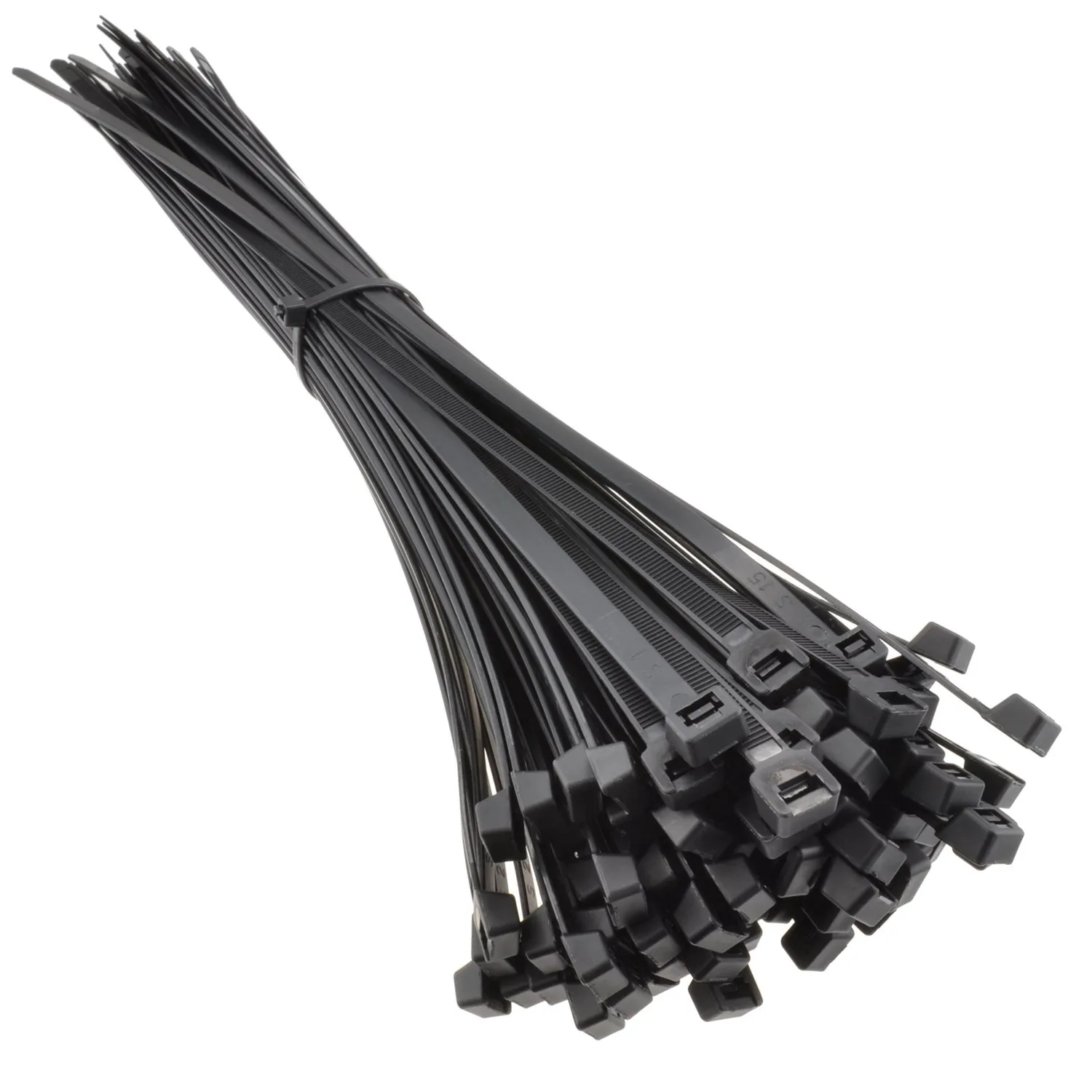 Kenable Kabelbinder 450x7,5mm schwarz 100 Stück Nylon