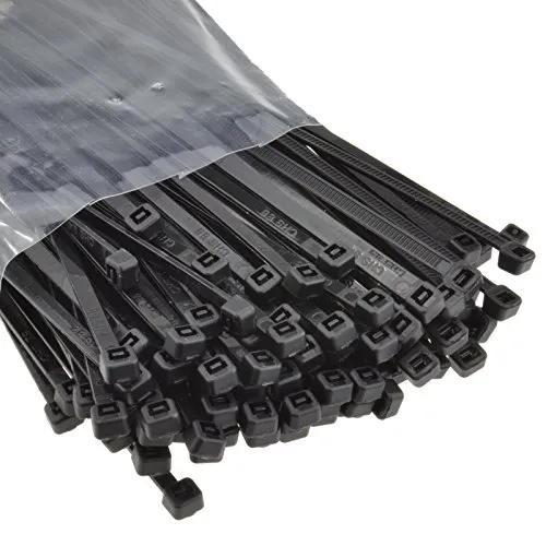 Kenable Kabelbinder schwarz 120mm 100 Stück Nylon