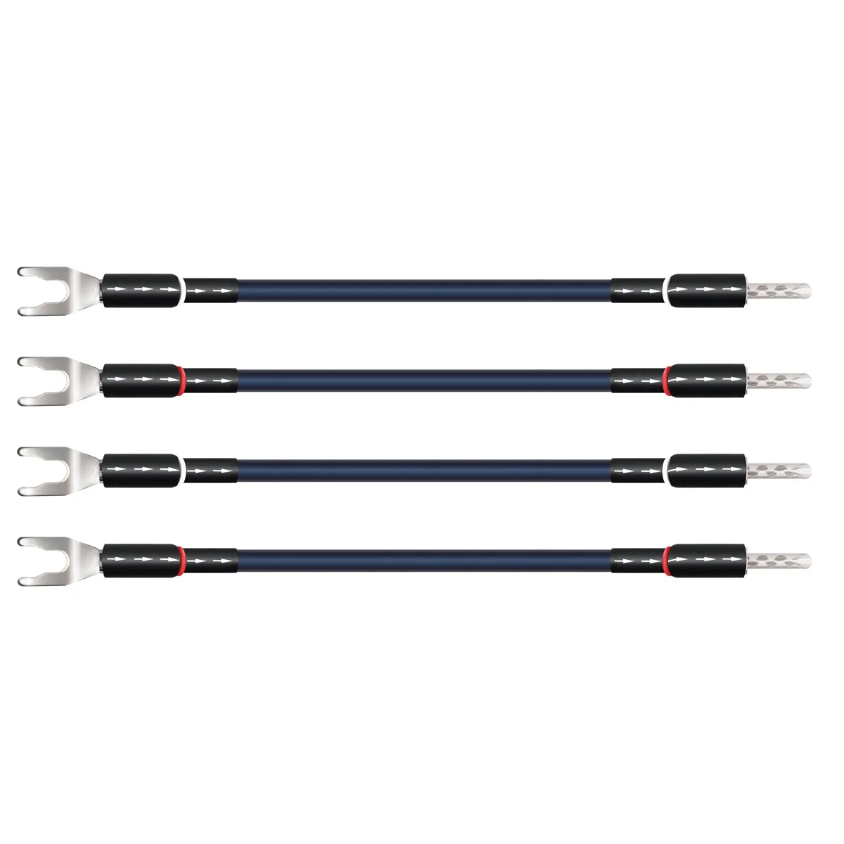 WireWorld Oasis 10 Bi-Wire Jumper Banane 4er-Set