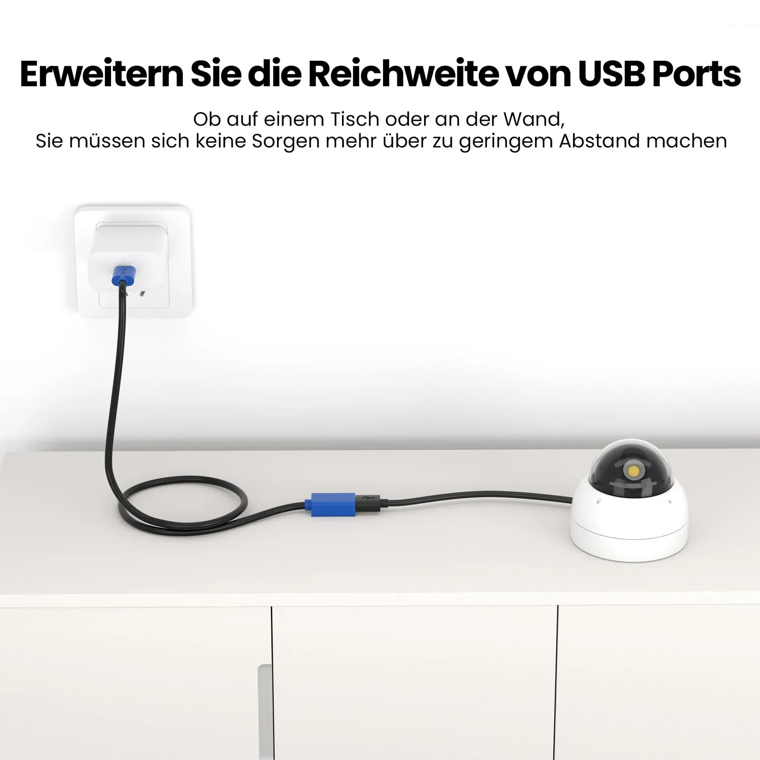 Jamega USB 3.0 Verlängerungskabel 0,5m High Speed
