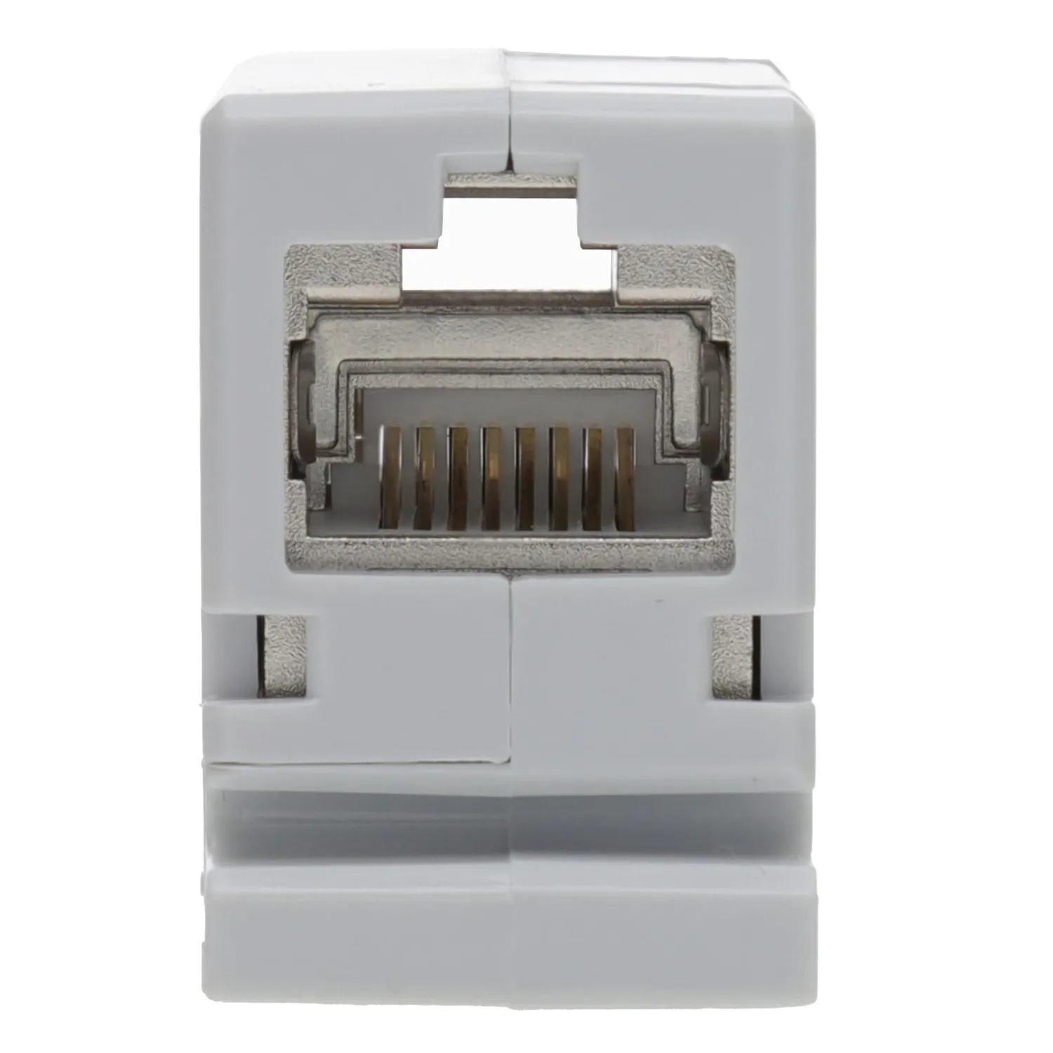 Kenable Cat6A Durchgangskoppler DIN-Schiene geschirmt 10GbE