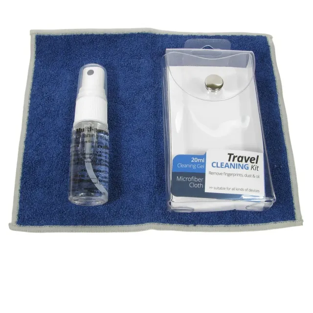 Kenable Reise-Reinigungsset 20 ml Gel + Tuch 17,5x15