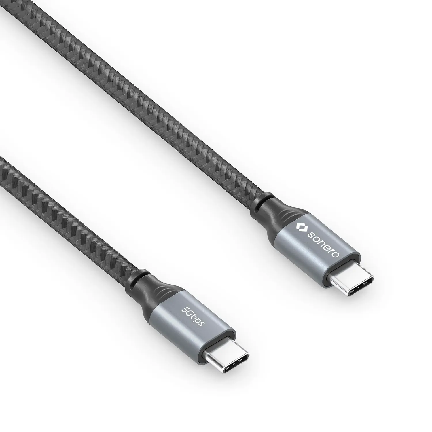 Sonero SPC-U320-005 USB-C Kabel 0,5m 60W schwarz