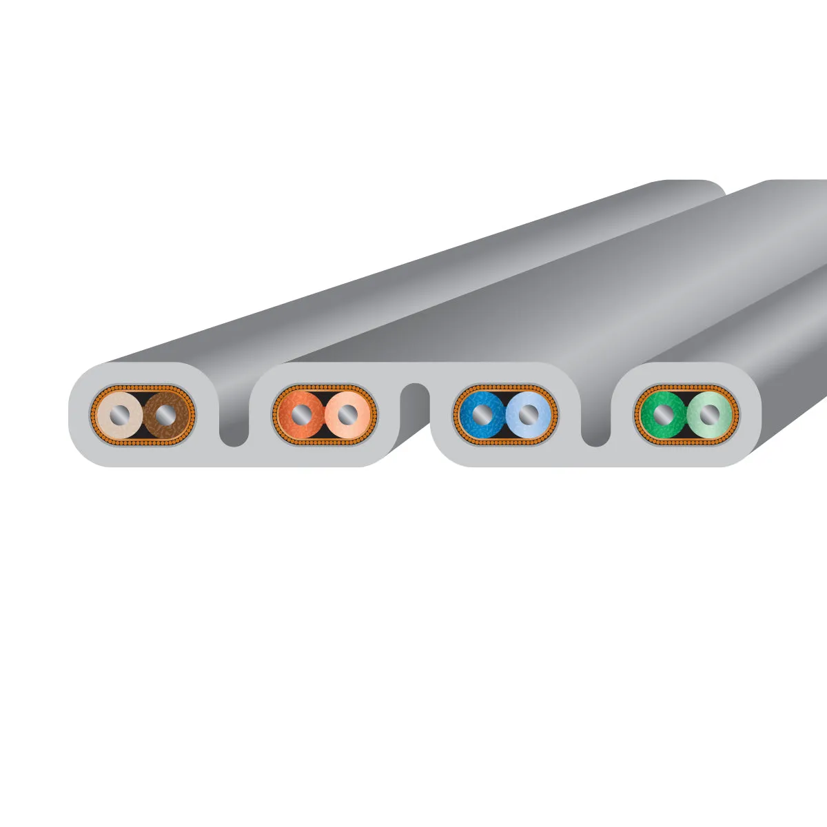 WireWorld Platinum Starlight 10 Ethernet-Kabel 1m Silbers