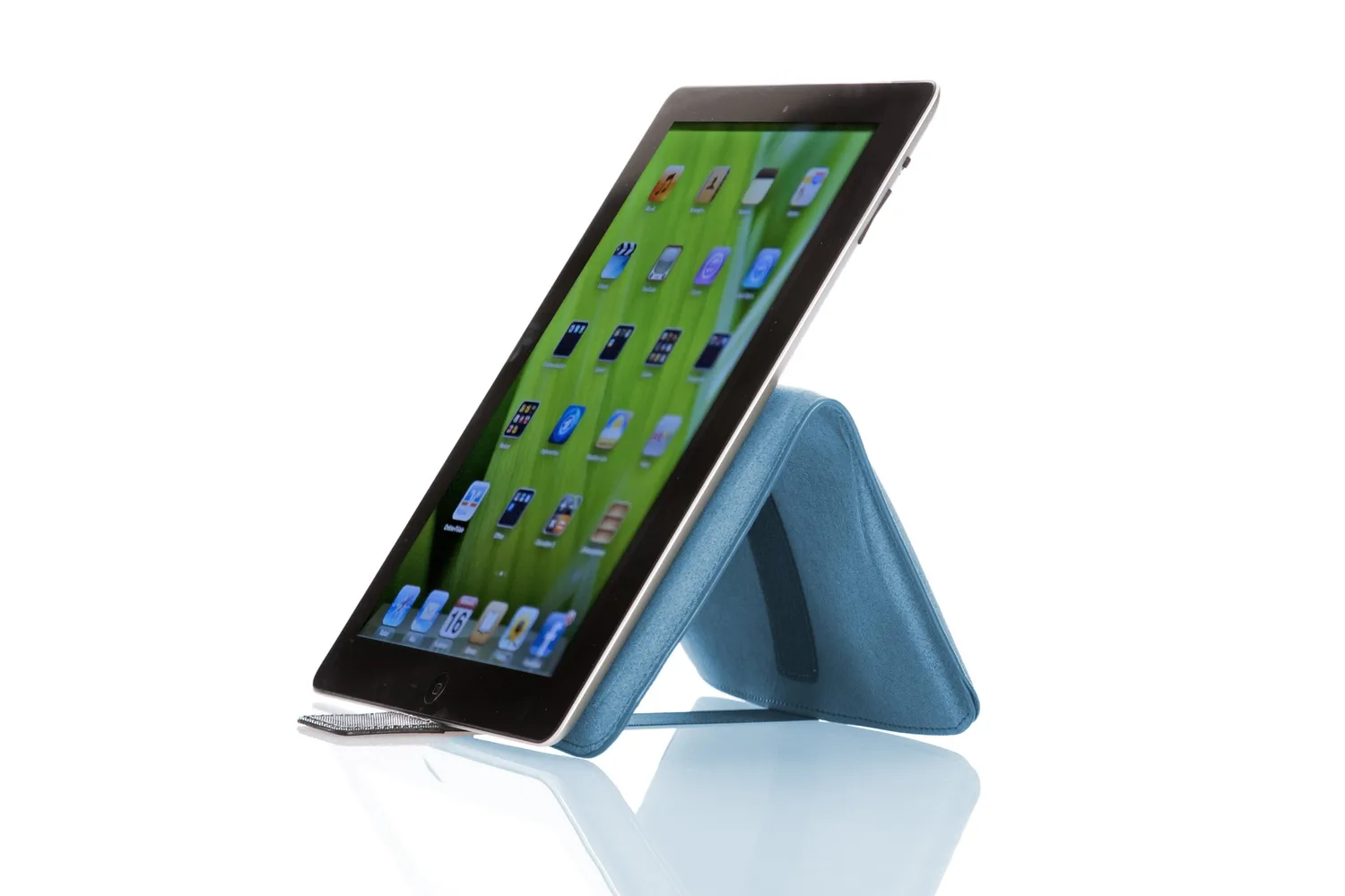 Poppstar Tablethülle 9,7 Zoll blau Mikrofaser