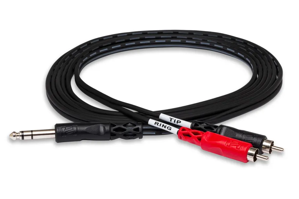 Hosa TRS-200 Insertkabel Klinke 2m Y-Kabel