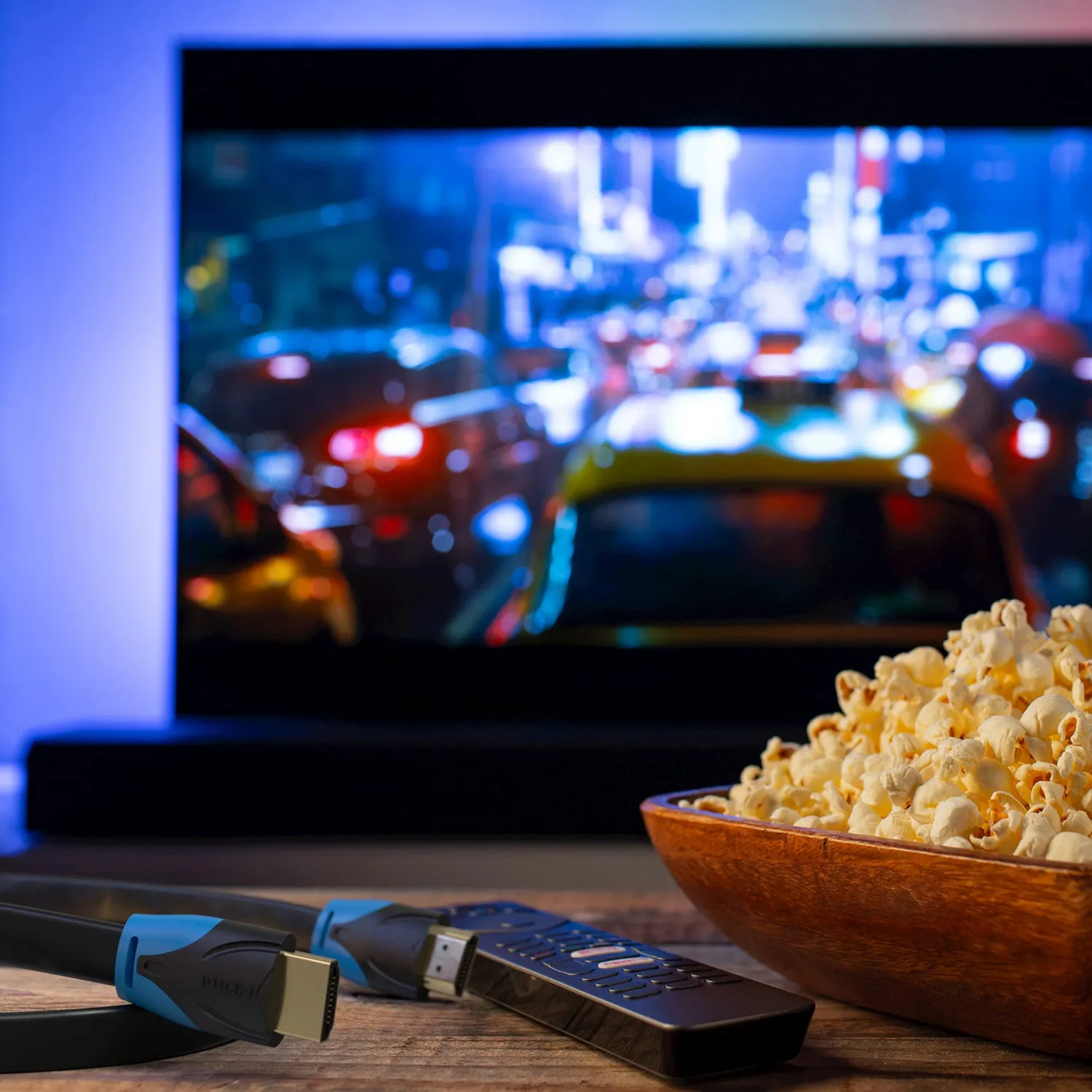 Jamega Flach HDMI Kabel 3m schwarz 4K Ultra HD