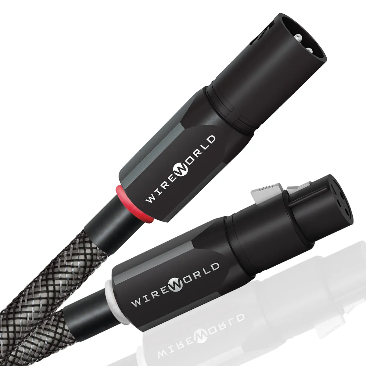 WireWorld Silver Eclipse 10 Cinch-Kabel 1,0 m RCA Paar Silber