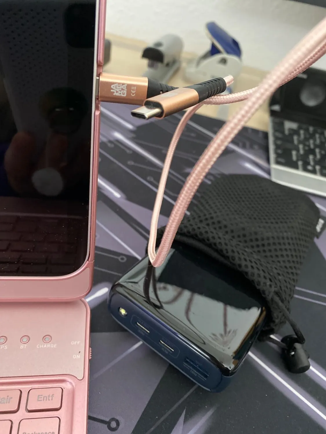Jamega USB-C Kabel 0,5m Grün Fast Charge