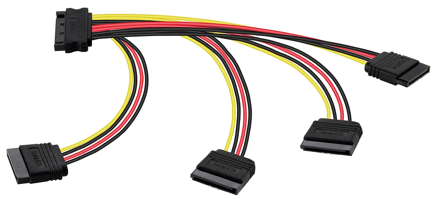 Poppstar SATA Kabel Set 0,5m rot 5-teilig 6 Gbit/s