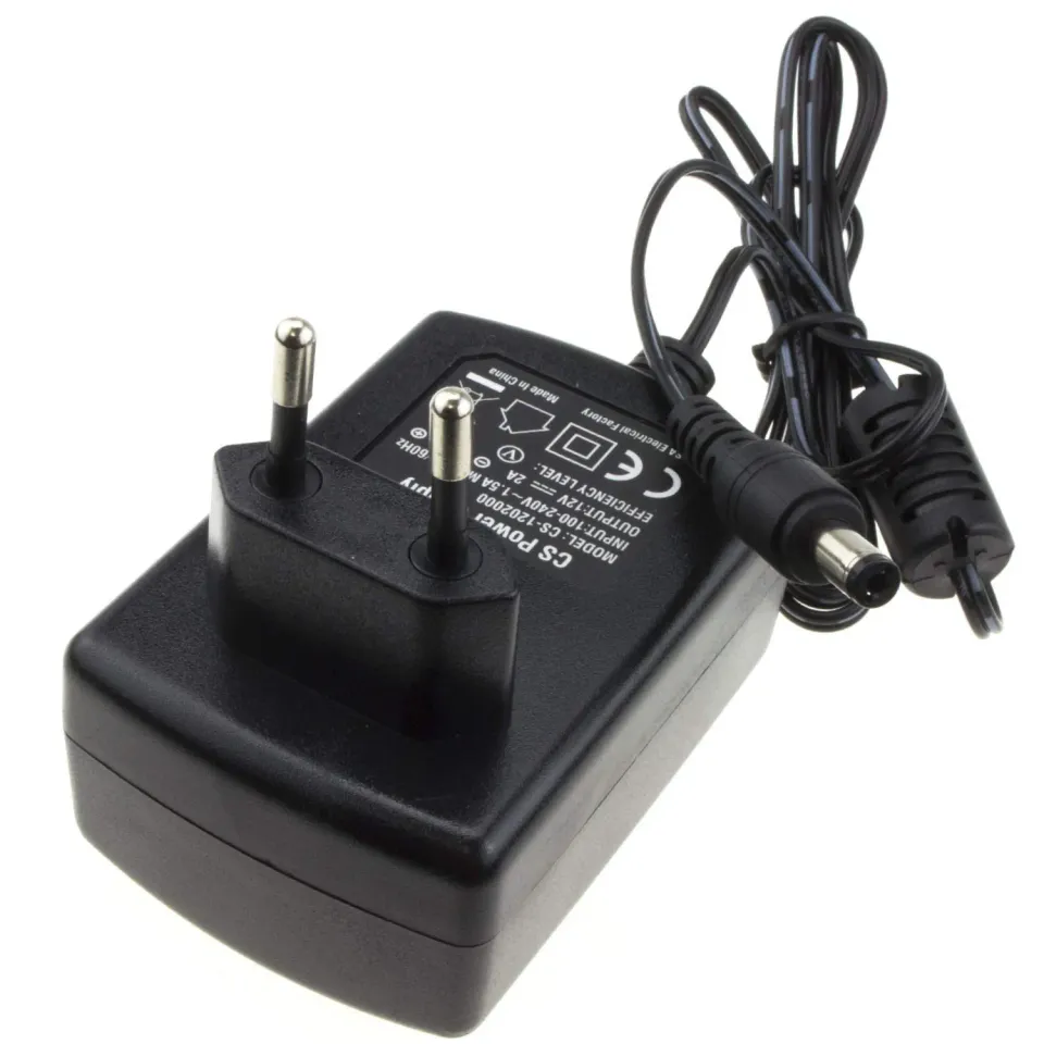 Kenable CCTV Netzteil 12V 2A DC 2,1mm EU-Stecker 24W