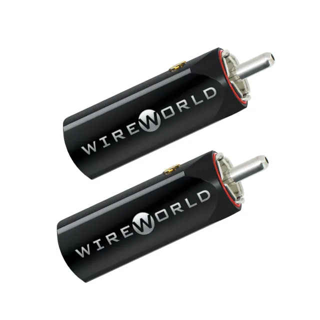 WireWorld RCA-Stecker 11,5 mm Silver-Tube 2 Stück