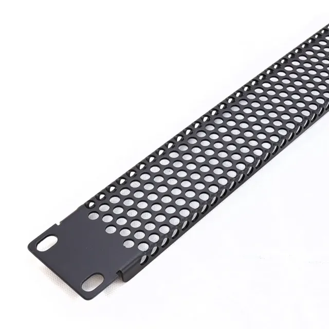 Kenable 19 Zoll Rack Blende 1U Mesh schwarz