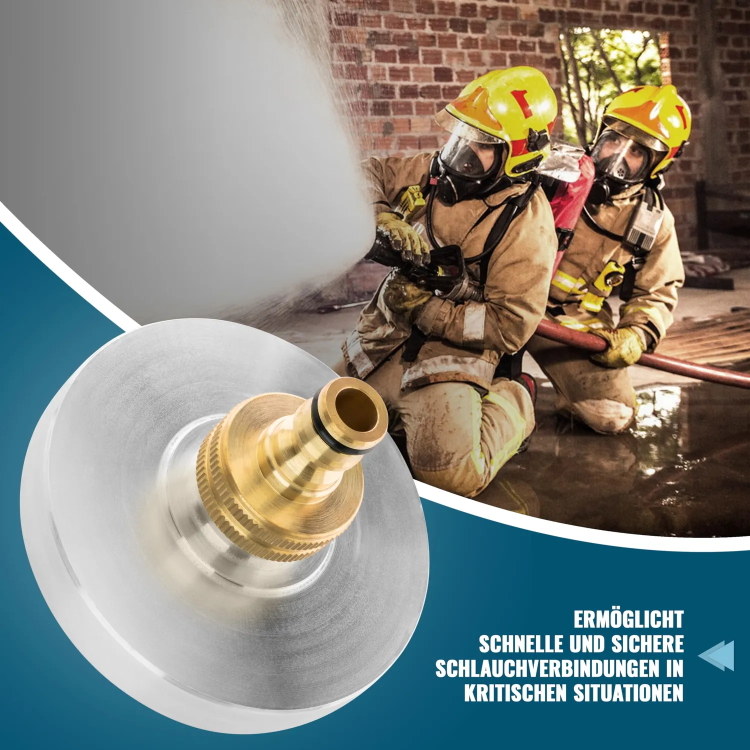 Poppstar Storz Kupplung C-52 25mm AG Schlauch 40mm
