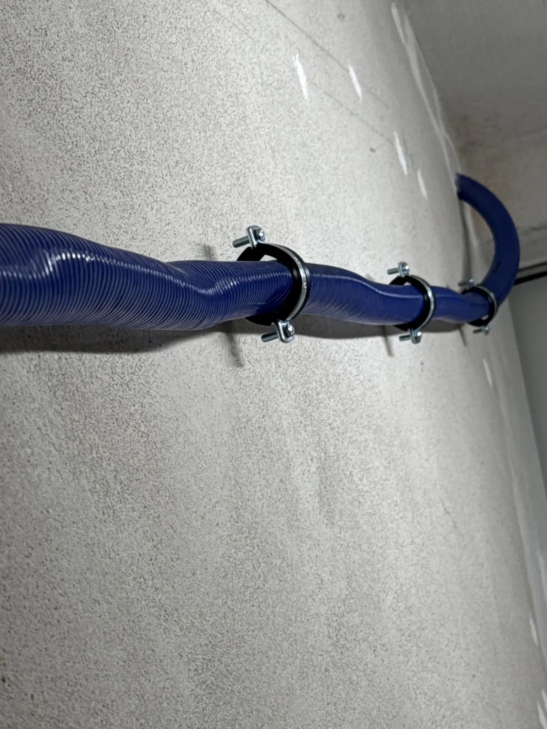 Poppstar Saugschlauch 1 1/4 Zoll 15m 32mm Spiralschlauch blau