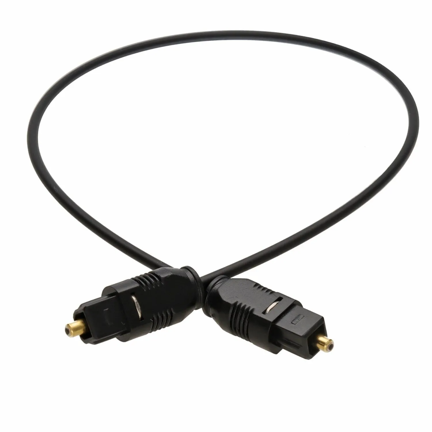 Kenable TOSLINK Optisches Audiokabel 0,3m Schwarz 5.1 Flach