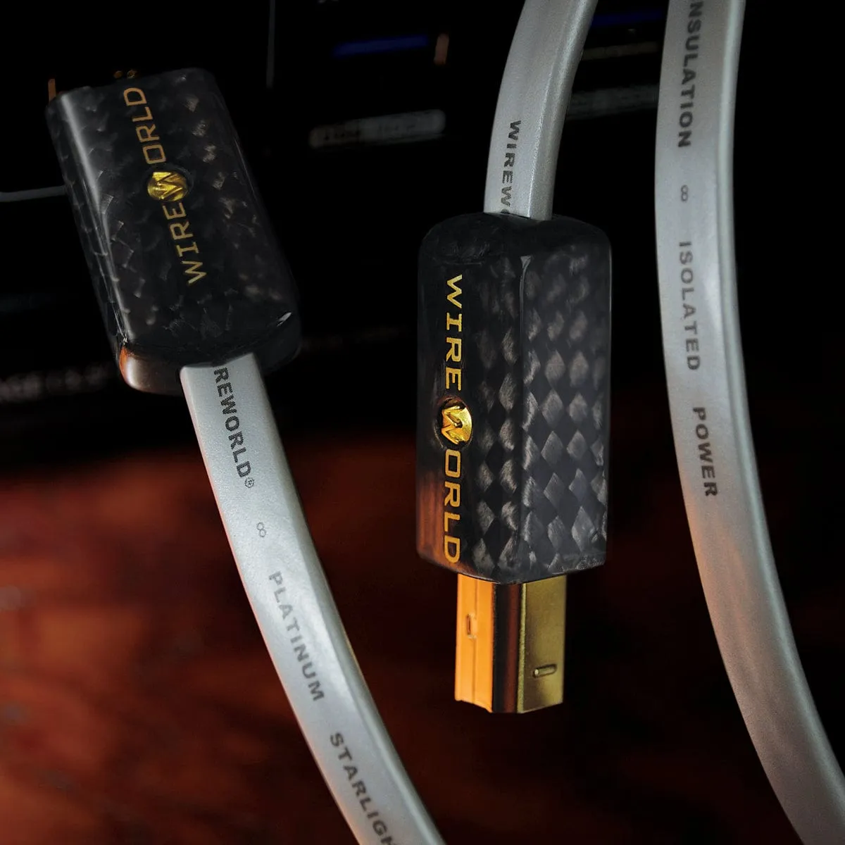 WireWorld Platinum Starlight 8 USB-Kabel A-B 1,0 m Reinsilber