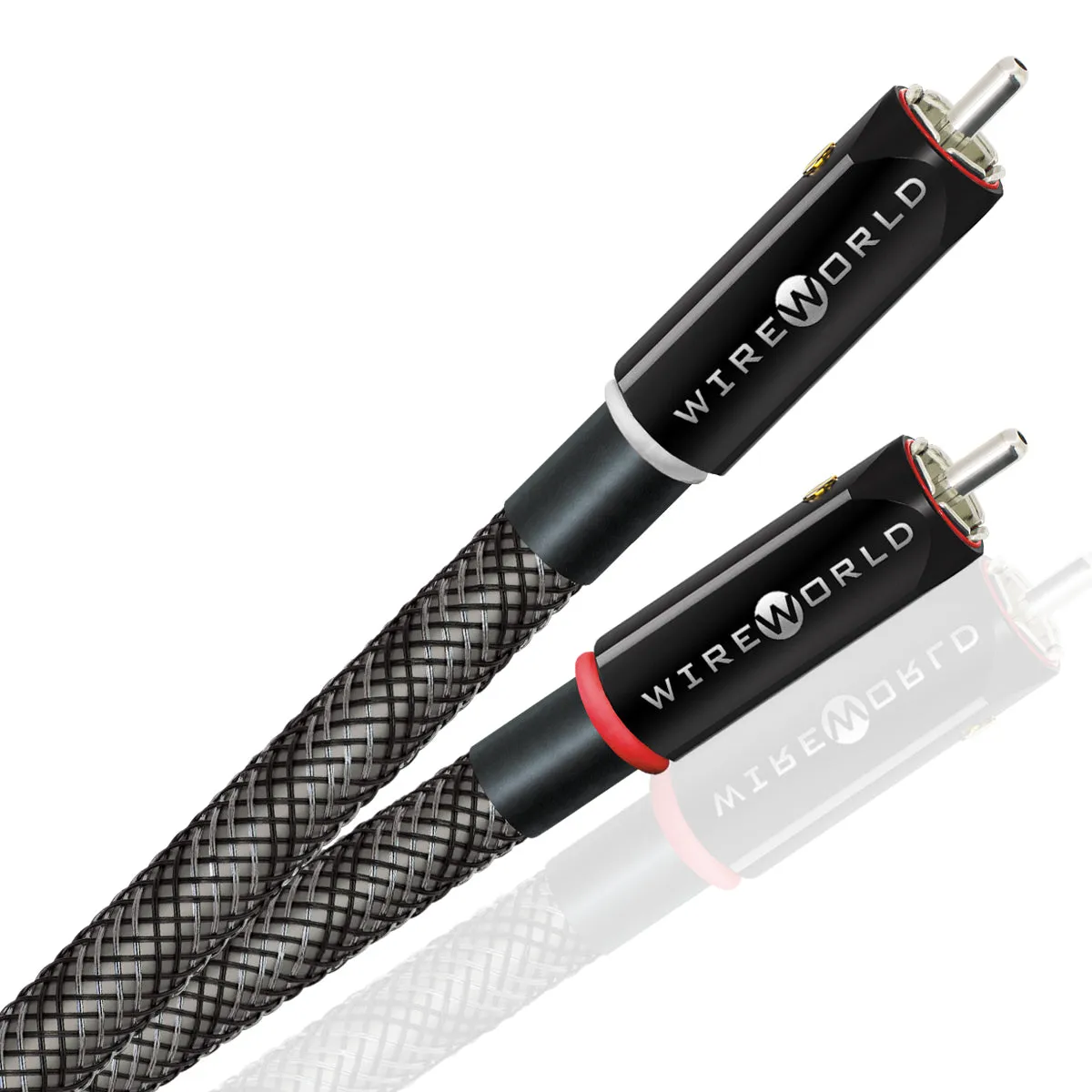 WireWorld Silver Eclipse 10 Cinch-Kabel 1,0 m RCA Paar Silber