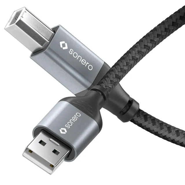 Sonero USB 2.0 Druckerkabel A auf B 5m 480 MB/s