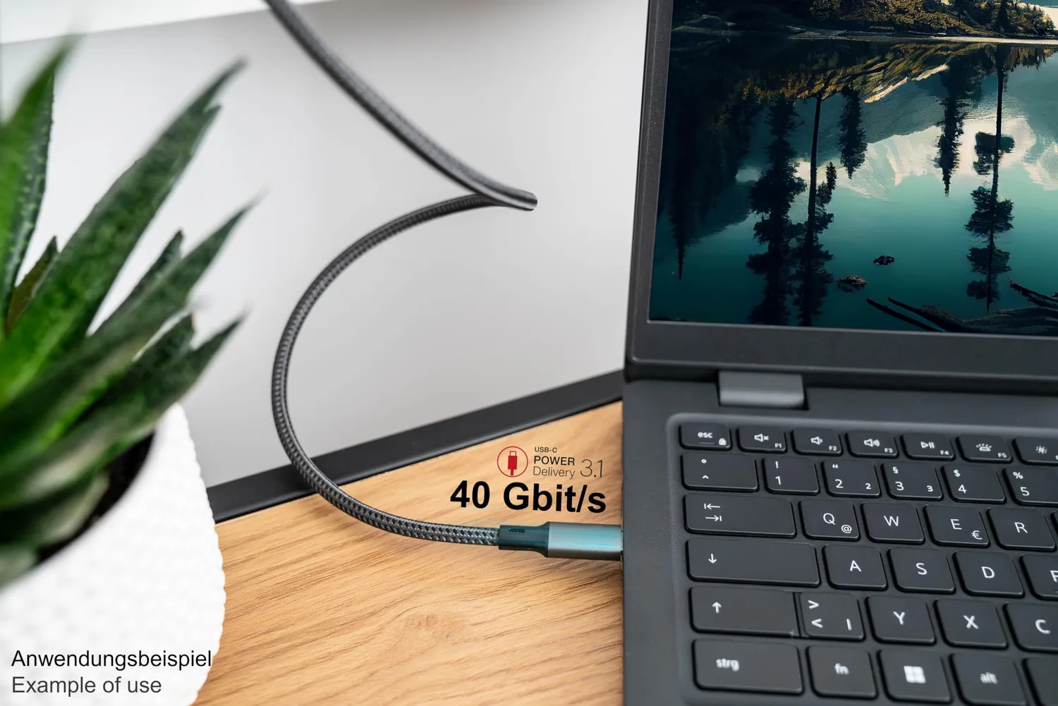 Good Connections USB 4.0 Gen 3x2 Kabel 0,5 m 40 Gbit/s 240 W
