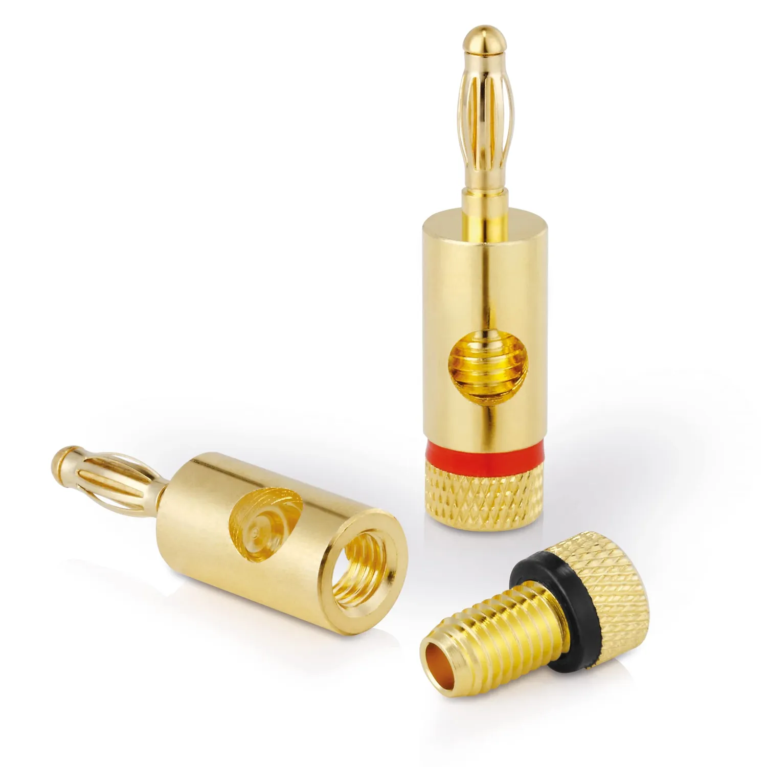 Sonero Premium S-SC010-004 Bananenstecker 4er-Set vergoldet