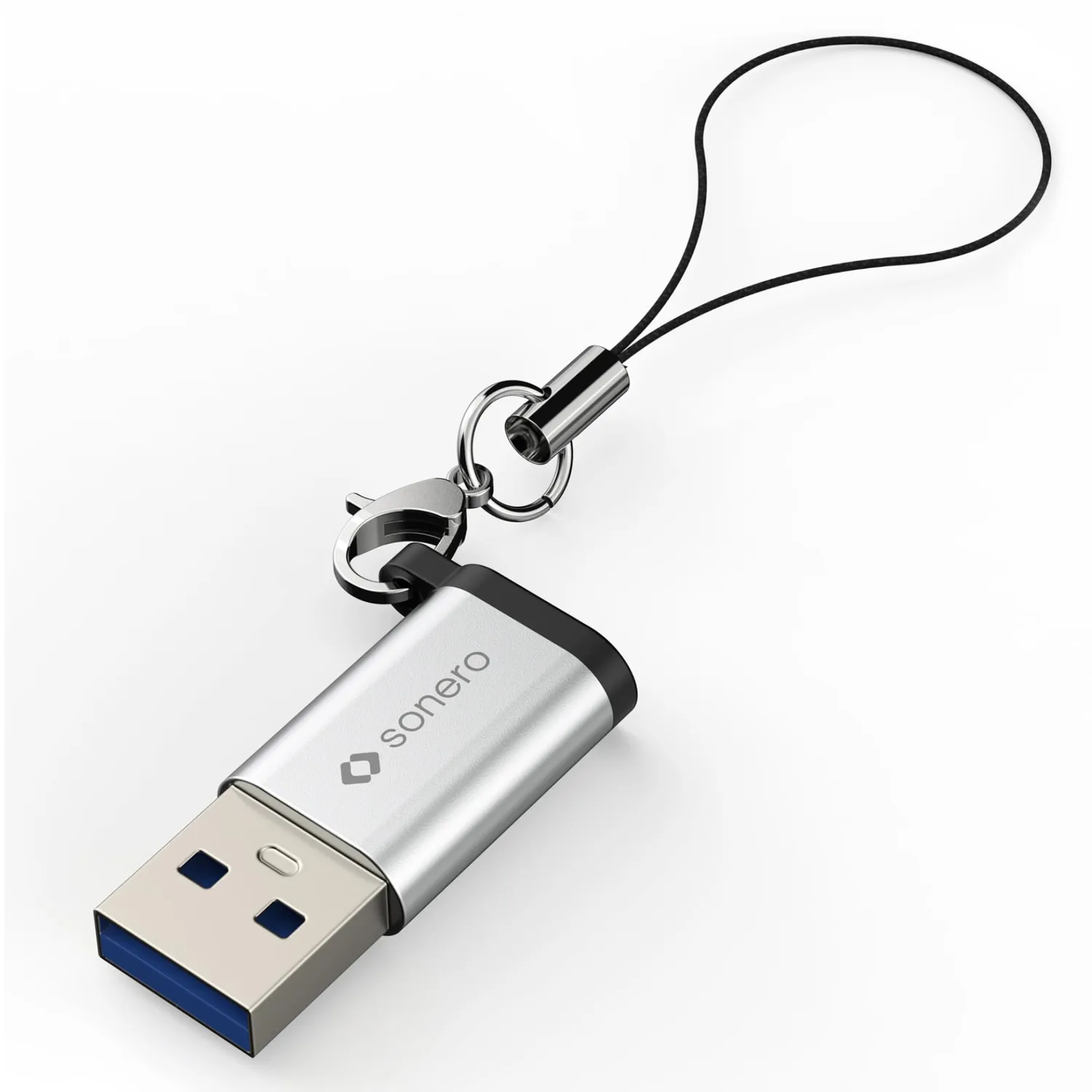 Sonero USB-A USB-C Adapter Aluminium 3A 15W