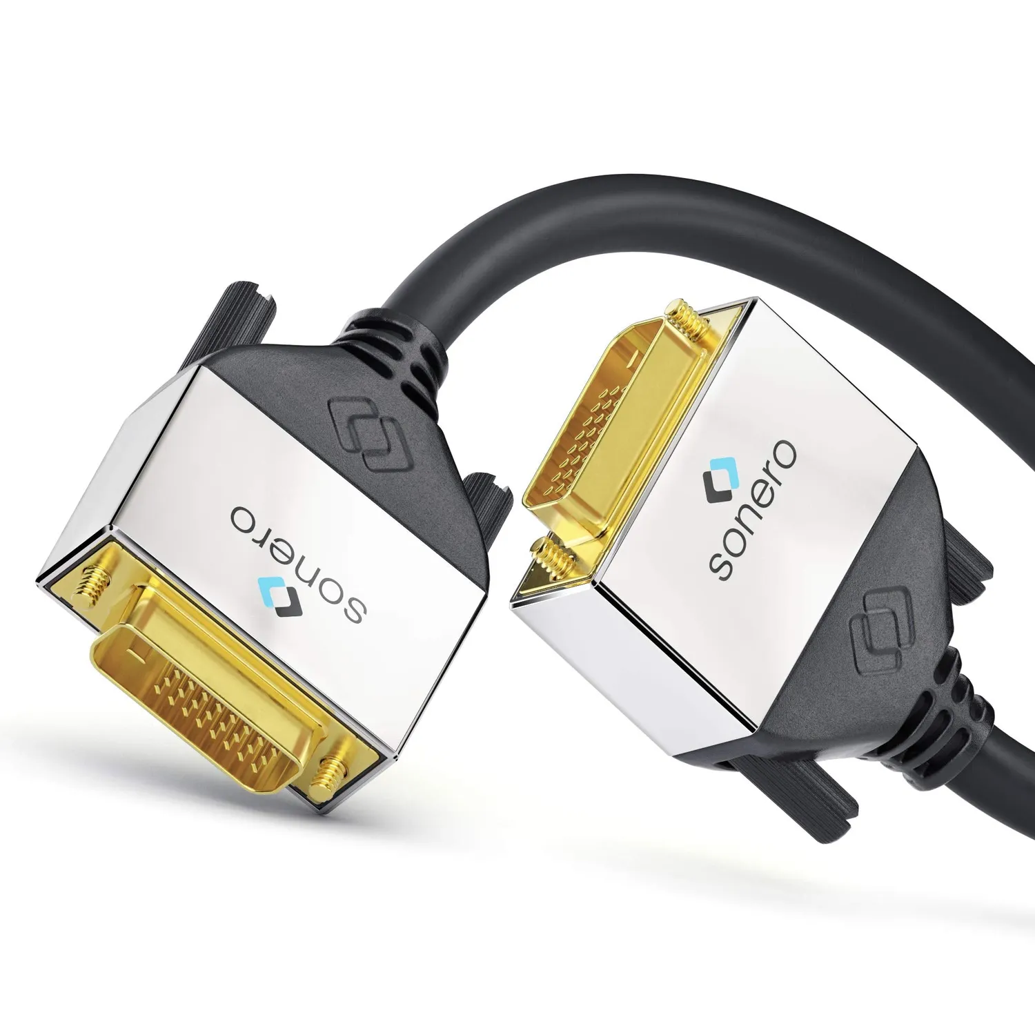 Sonero Premium S-DC500-015 DVI-Kabel 1,5 m schwarz Dual-Link