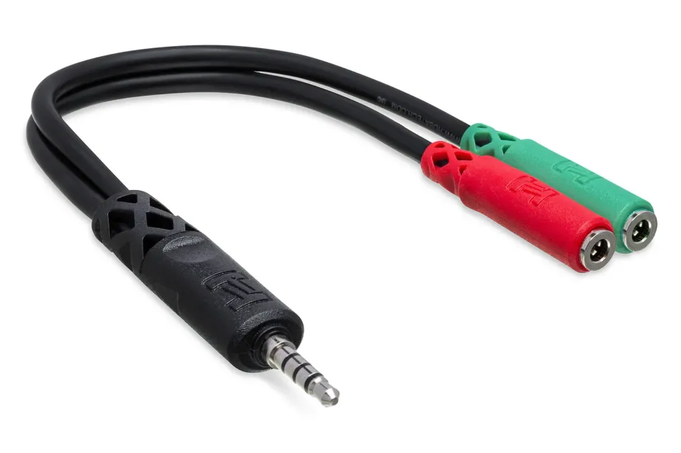 Hosa YMM-108 Headset-Splitterkabel TRRS