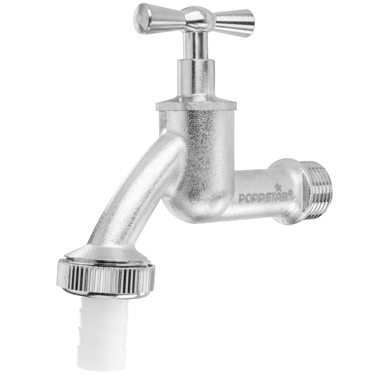 Poppstar Wasserhahn Garten Kugelhahn 3/4 auf 1 Zoll Messing