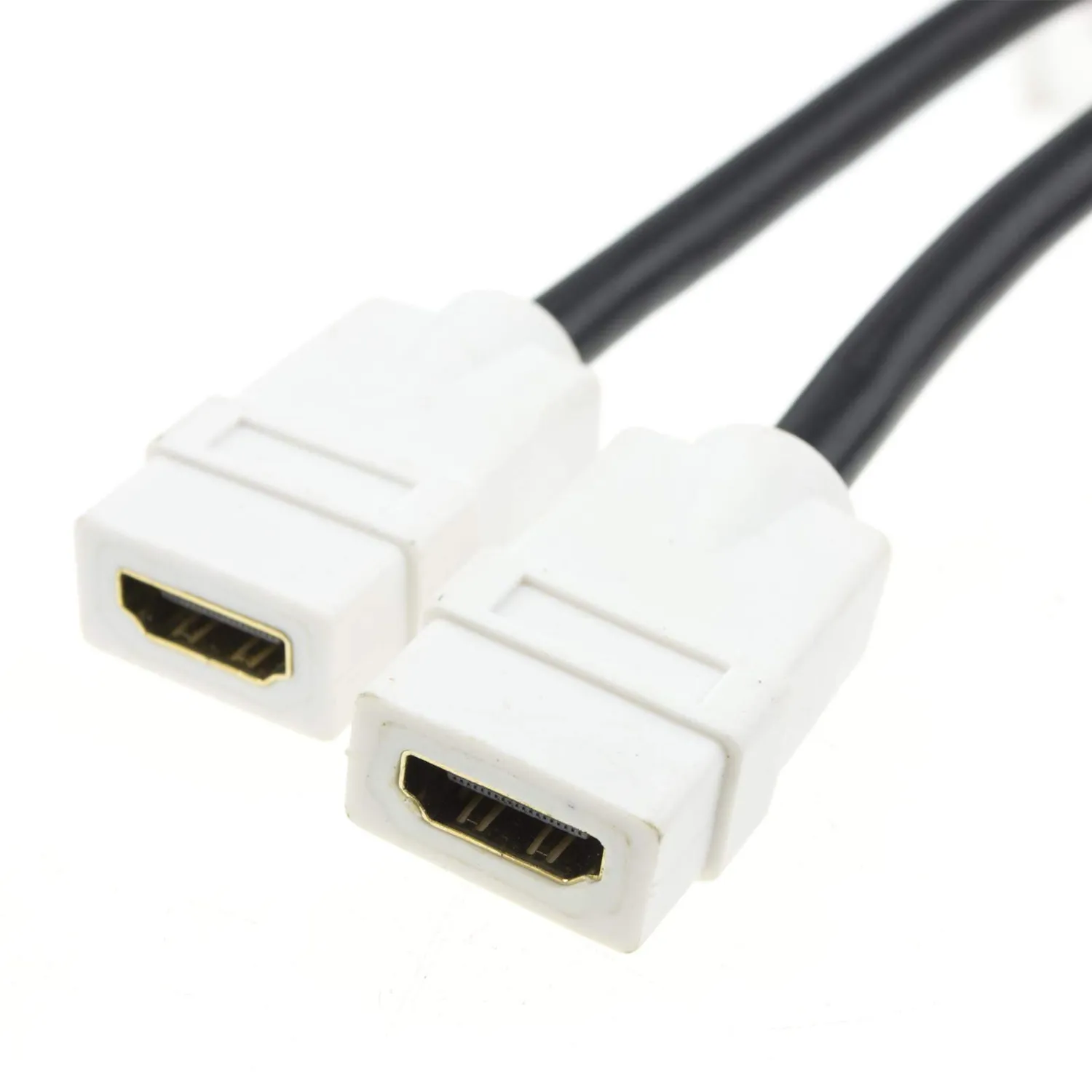 Kenable HDMI Wandplatte Euro Unterputz 2-Port Doppel