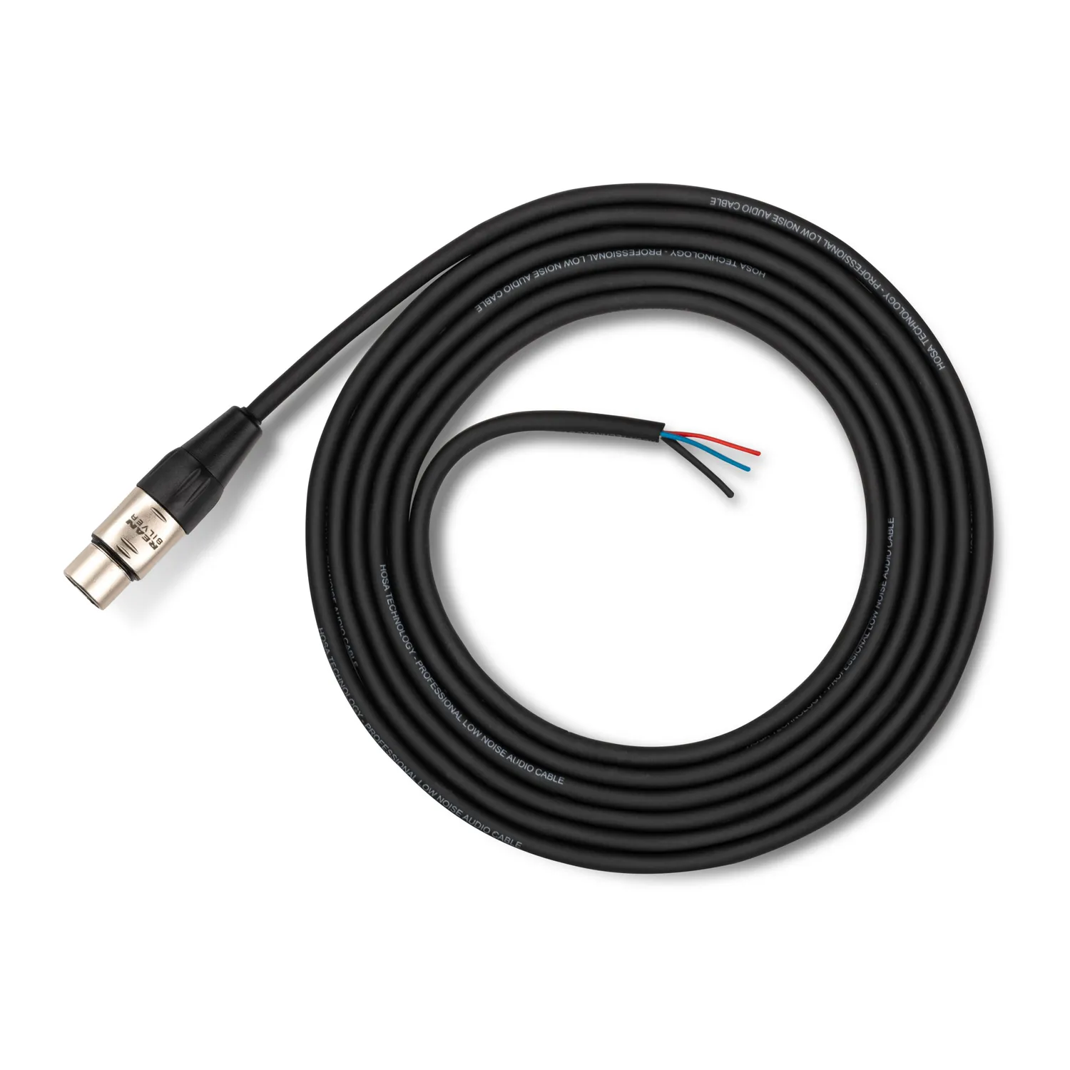 Hosa HX-010-BULK Audiokabel 3 m XLR auf offenes Ende