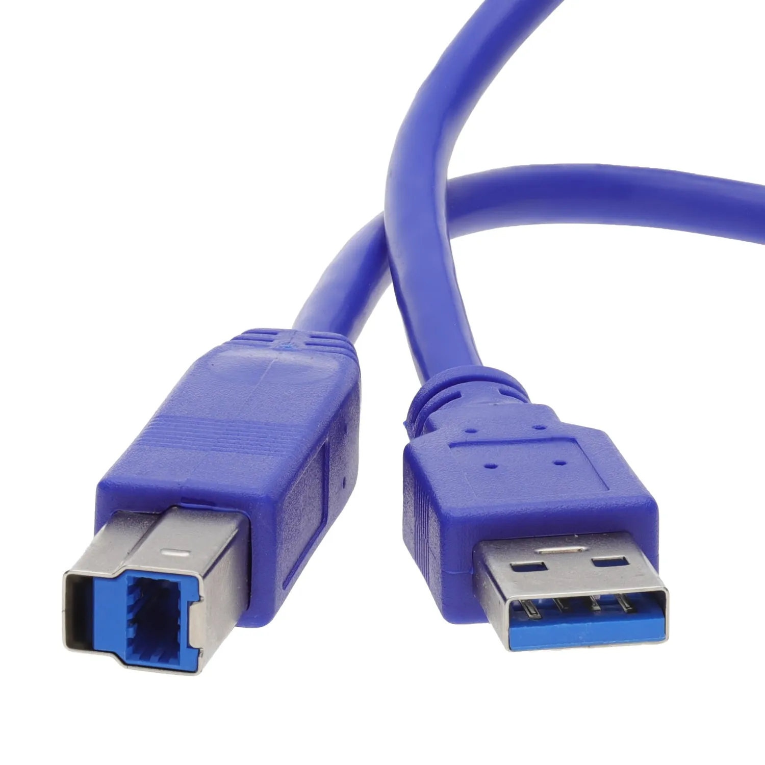 Kenable USB 3.0 Kabel A-B 0,5m Druckerkabel blau