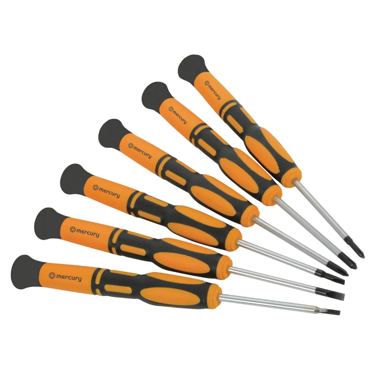 Kenable Präzisionsschraubendreher-Set 6-teilig Chrom-Vanadium