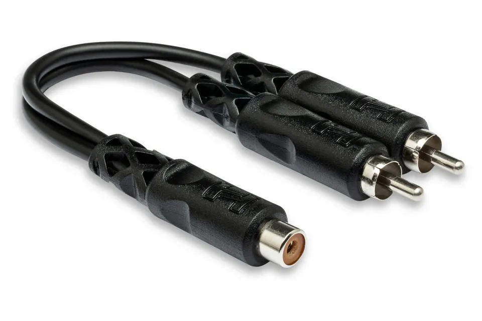 Hosa YRA-105 Y-Kabel Cinch 15 cm mono