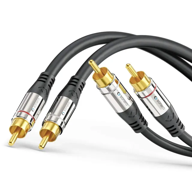 Sonero Premium S-AC700-150 Cinch Kabel 15 m schwarz