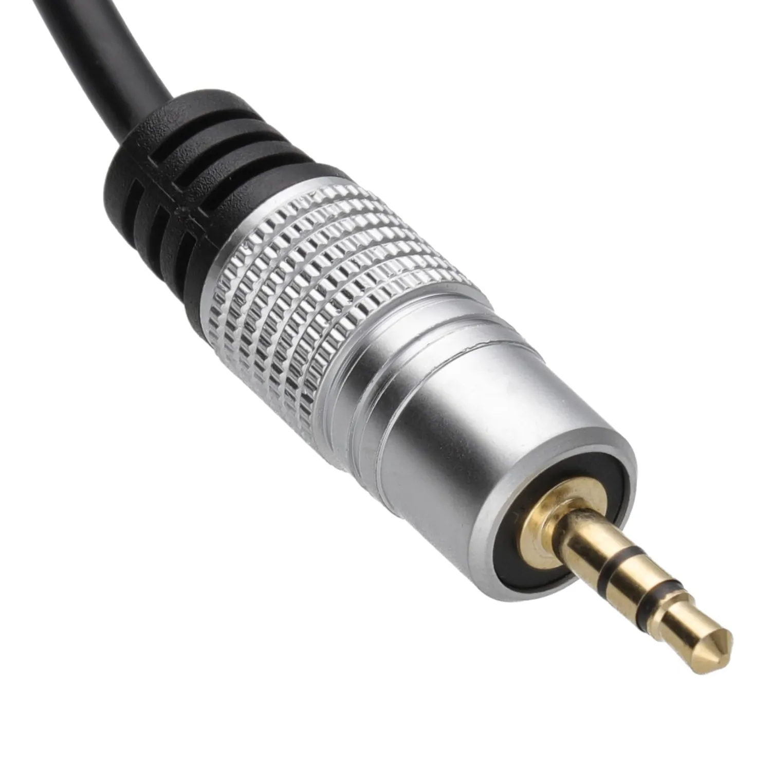 Kenable Profi Audio Klinkenkabel 0,5m Schwarz Stereo