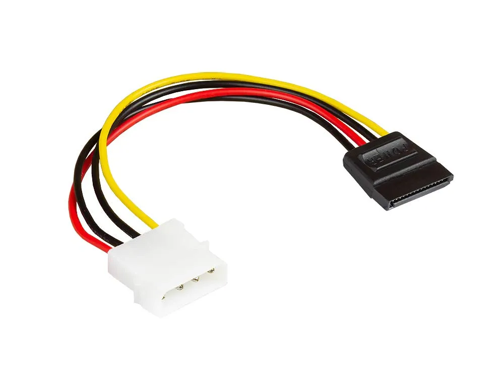 Good Connections SATA Y-Stromkabel Stecker-2x Buchse 20 cm