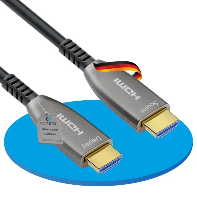 Sonero X-AOC250-400 HDMI Kabel Glasfaser 40m 8K anthrazit