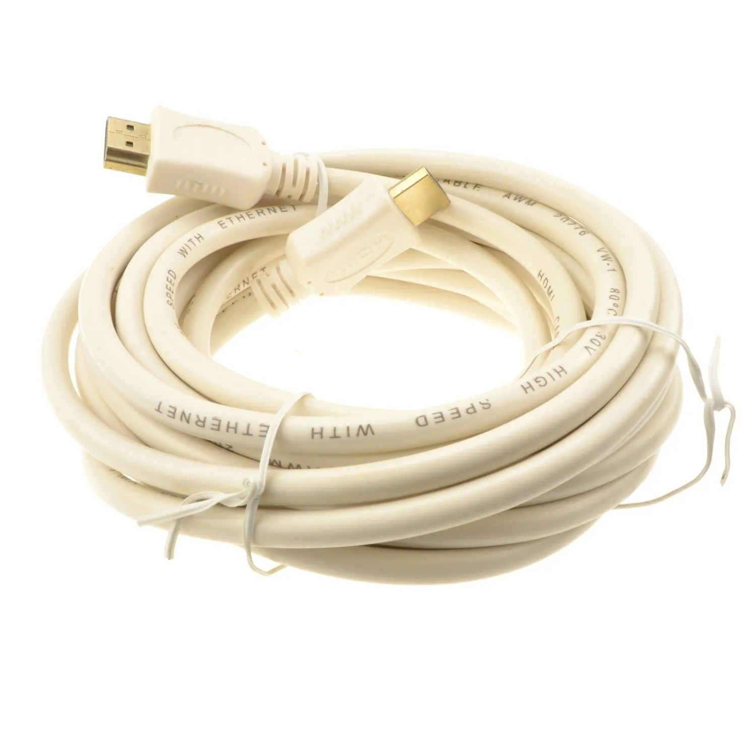 Kenable HDMI 1.4 Kabel 5m Creme 4K ARC