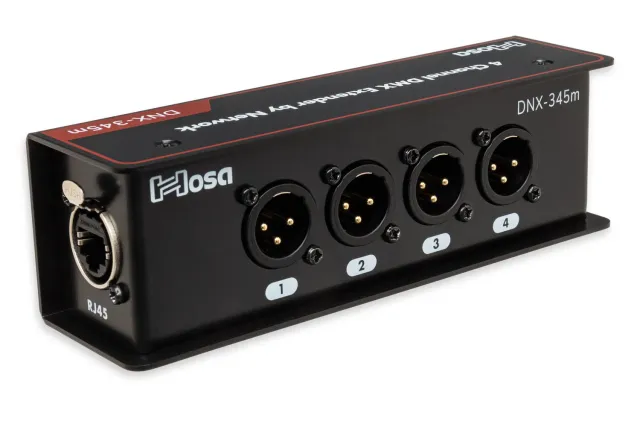 Hosa DNX-345 Extender XLR über CAT Set