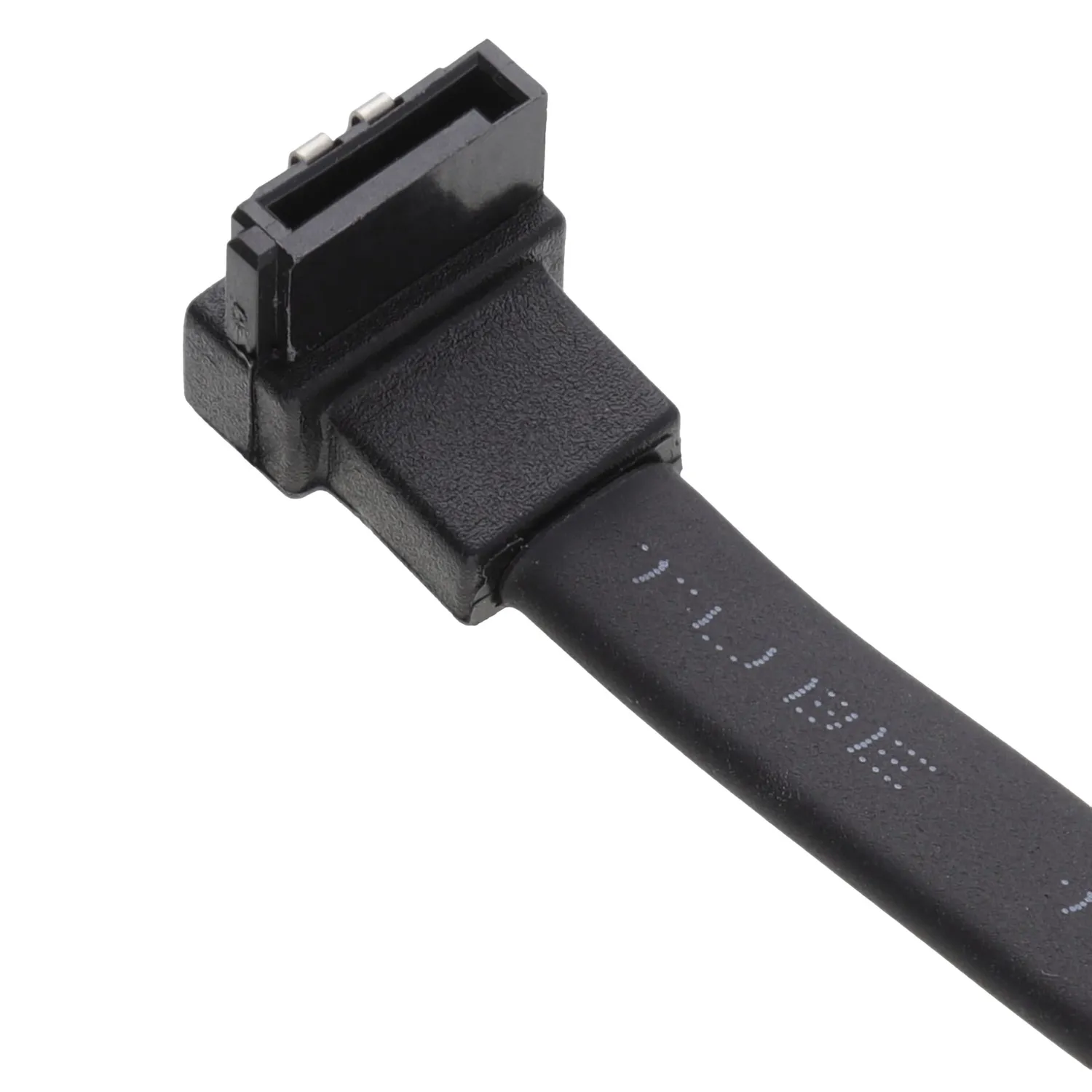 Kenable Profi SATA 3 Kabel 50cm lila abgewinkelt