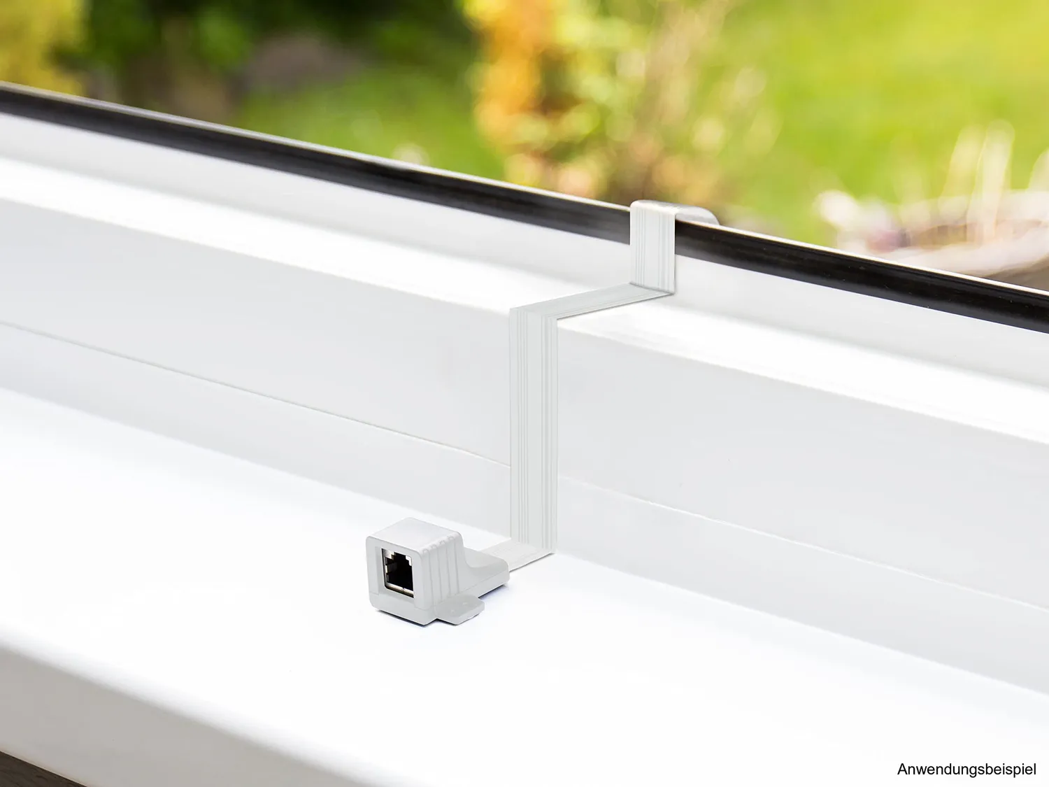 Good Connections RJ45 Fensterdurchführung 3er-Set 25cm weiß