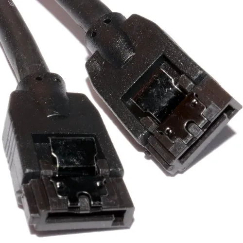 Kenable SATA III Datenkabel 45 cm 6Gb/s mit Clip