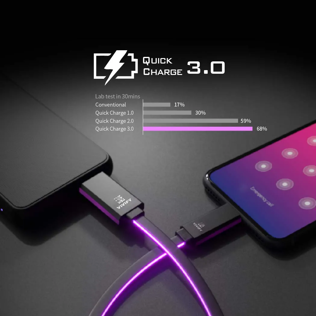 Vivify Aceso W10 USB-C Kabel 1 m rot 10 Gbit/s