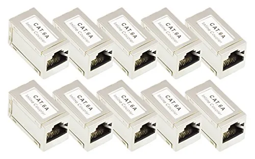 Good Connections Cat.6A Patchkabel-Kupplung RJ45 silber