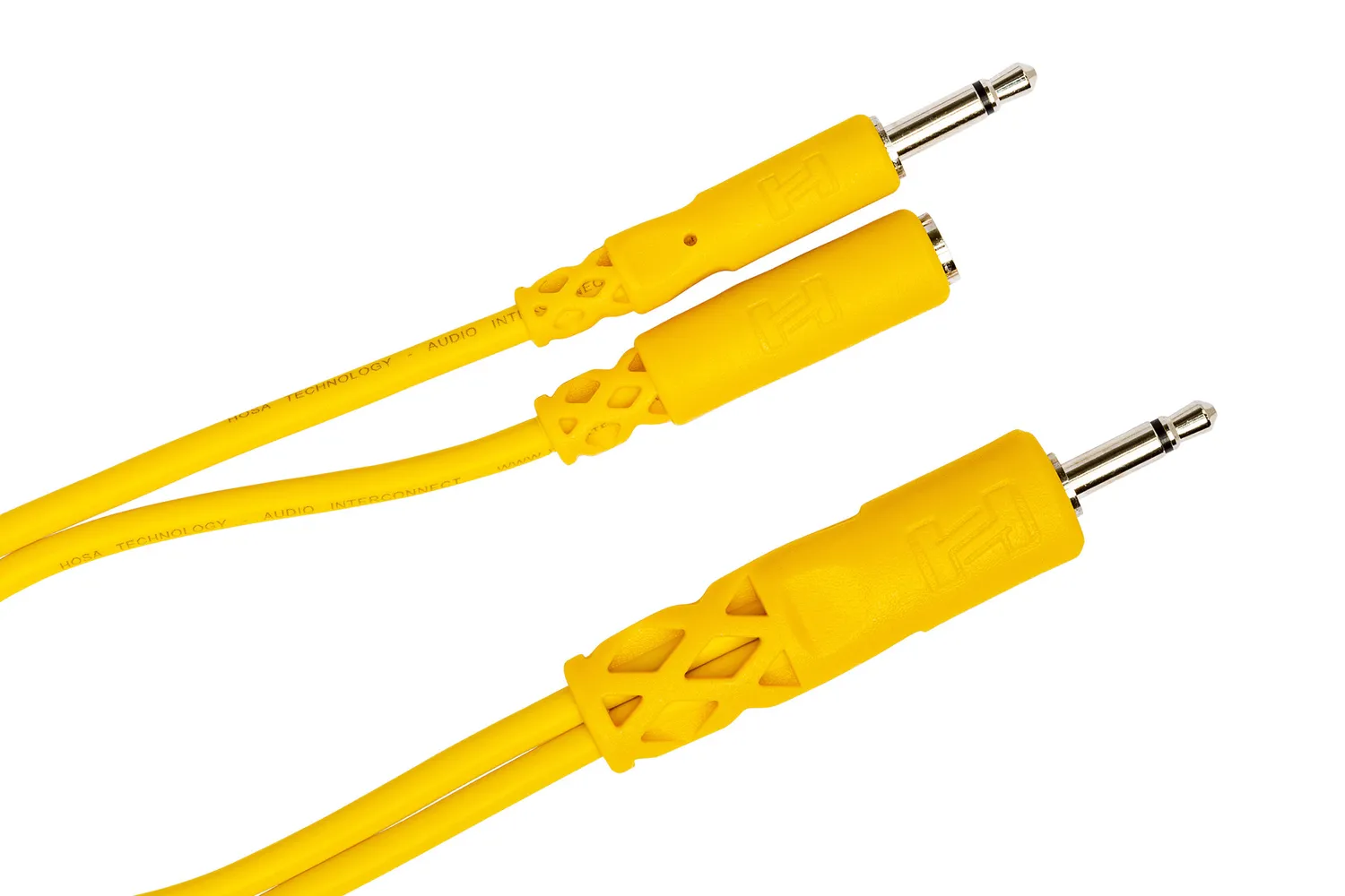 Hosa CMM-500Y Hopscotch Patchkabel Miniklinke 15 cm 6er